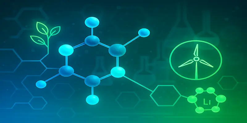Sustainable molecular structure symbolizing TUODA’s role in green chemical innovation