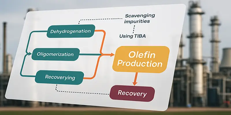 TIBA usage flowchart in olefin production